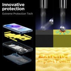 Samsung Galaxy A55 Coque Spigen Tough Armor Ardoise métallique