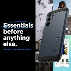 Samsung Galaxy A55 Coque Spigen Tough Armor Ardoise métallique