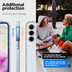 Samsung Galaxy A35 Coque Spigen Ultra Hybrid Clair comme du cristal  Transparent