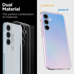 Samsung Galaxy A35 Coque Spigen Ultra Hybrid Clair comme du cristal  Transparent