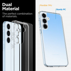 Samsung Galaxy A55 Coque Spigen Ultra Hybrid Clair comme du cristal  Transparent