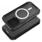 Apple iPhone 12 Portefeuilles Smart Mag Book Élégant  MagSAFE  Noir