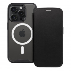 Apple iPhone 13 Pro Max Portefeuilles Smart Mag Book Élégant  MagSAFE  Noir