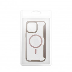 Apple iPhone 15 Pro Max Portefeuilles Smart Mag Book Élégant  MagSAFE  Titane