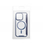 Apple iPhone 15 Portefeuilles Smart Mag Book Élégant  MagSAFE  Bleu