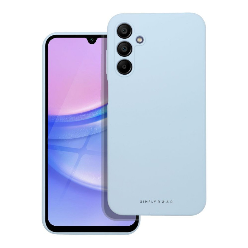 Samsung Galaxy A15 LTE Coque Roar Cloud-Skin Bleu clair