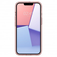 Apple iPhone 13 mini Coque Spigen Ultra Hybrid Clair comme du cristal  Cristal rose