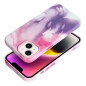 Apple iPhone 14 Coque Leather Mag Cover Élégant  MagSAFE  Éclaboussure violette