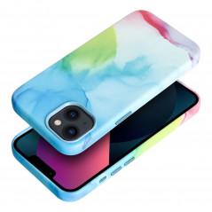 Apple iPhone 13 Coque Leather Mag Cover Élégant  MagSAFE  Tâche de couleur
