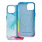 Apple iPhone 13 Coque Leather Mag Cover Élégant  MagSAFE  Tâche de couleur