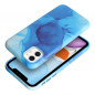 Apple iPhone 11 Coque Leather Mag Cover Élégant  MagSAFE  Éclaboussure bleue