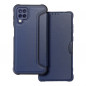 Samsung Galaxy A12 Portefeuilles Razor Book Fibre de carbone, Modèle de carbone  Bleu