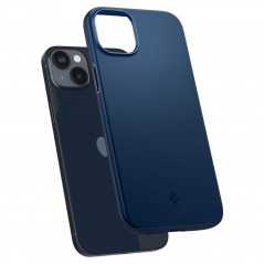 Apple iPhone 14 Coque Spigen Thin Fit Bleu marine