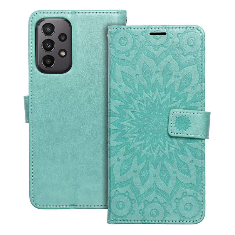 Samsung Galaxy A23 5G Portefeuilles MEZZO Book Mandala  Vert