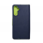 Samsung Galaxy A14 5G Portefeuilles Fancy Book Marine / Citron vert