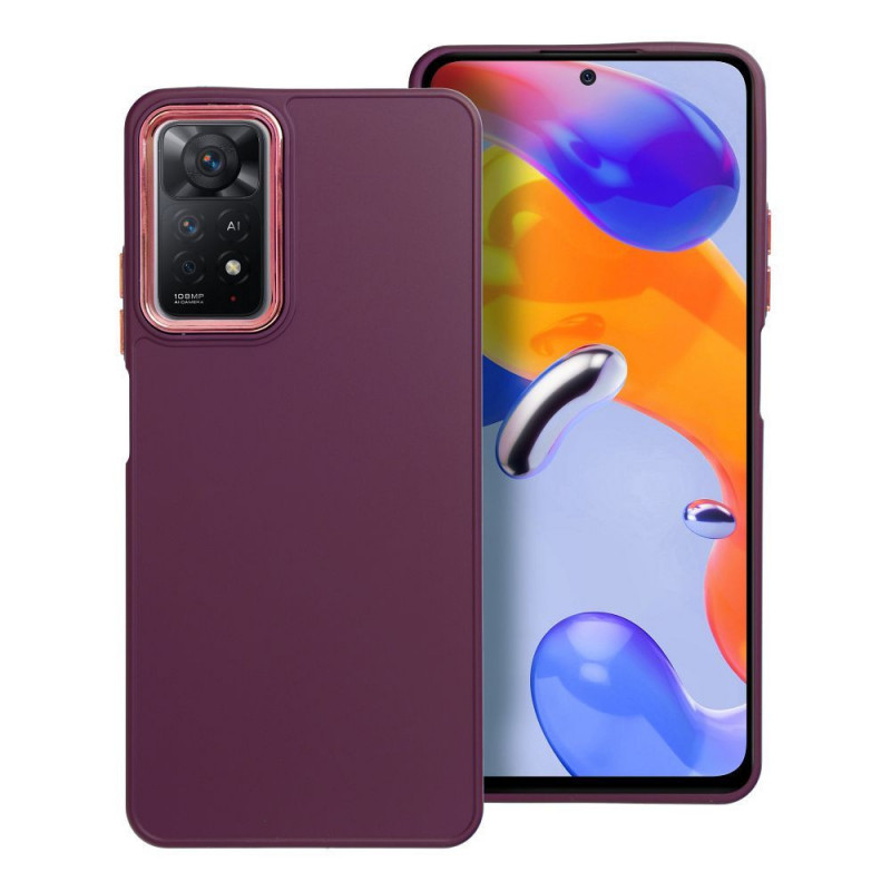 XIAOMI Redmi Note 11 Pro 5G Coque FRAME Élégant  Violet (Purple)