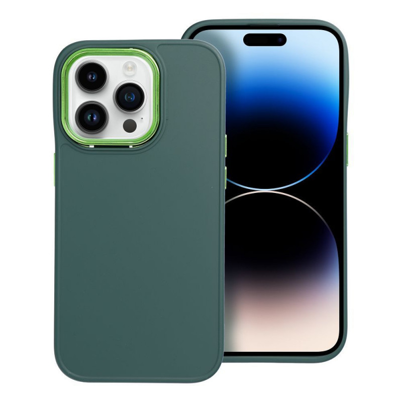 Apple iPhone 14 Pro Coque FRAME Élégant  Vert
