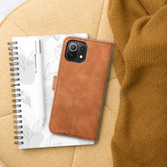 XIAOMI Mi 11 Lite Portefeuilles TENDER Book Brun