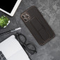 Apple iPhone 11 Coque LEATHER Case Kickstand Noir