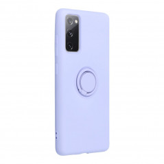 Samsung Galaxy S20 FE Coque Silicone ring Violet (Violet)