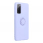 Samsung Galaxy S20 FE Coque Silicone ring Violet (Violet)