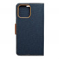 Apple iPhone 13 Pro Max Portefeuilles Canvas Book Bleu marine