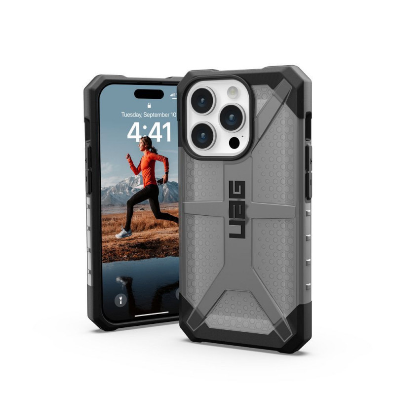 Apple iPhone 15 Pro Coque Urban Armor Gear Plasma Cendre