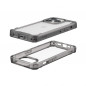 Apple iPhone 15 Pro Coque Urban Armor Gear Plyo Étui haut de gamme  MagSAFE  Cendre