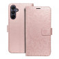 Samsung Galaxy A15 LTE Portefeuilles MEZZO Book Mandala  Or rose