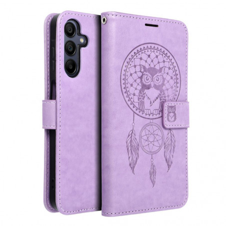 Samsung Galaxy A15 LTE Portefeuilles MEZZO Book Capteurs de rêve  Violet (Purple)