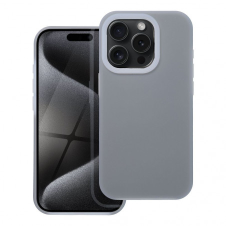 Apple iPhone 15 Pro Max Coque Candy Gris