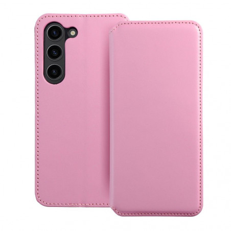 Samsung Galaxy S24 ULTRA Portefeuilles Dual Pocket book Rose clair