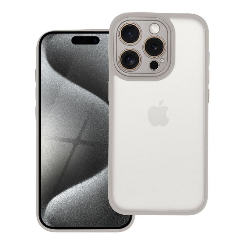 Apple iPhone 15 Pro Coque VARIETE Élégant  Acier