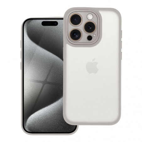 Apple iPhone 15 Pro Coque VARIETE Élégant  Acier