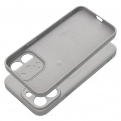 Apple iPhone 15 Pro Max Coque Silicone Mag Cover MagSAFE  Titane