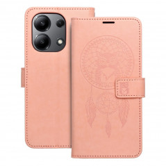 XIAOMI Redmi Note 13 4G Portefeuilles MEZZO Book Capteurs de rêve  Pêche clair