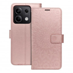 XIAOMI Redmi Note 13 5G Portefeuilles MEZZO Book Mandala  Or rose