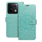 XIAOMI Redmi Note 13 Pro 5G Portefeuilles MEZZO Book Mandala  Vert