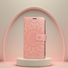 XIAOMI Redmi Note 13 Pro 5G Portefeuilles MEZZO Book Mandala  Pêche clair