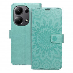 XIAOMI Redmi Note 13 Pro 4G Portefeuilles MEZZO Book Mandala  Vert