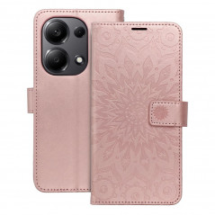 XIAOMI Redmi Note 13 Pro 4G Portefeuilles MEZZO Book Mandala  Or rose