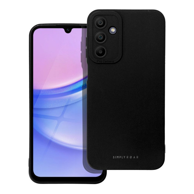 Samsung Galaxy A15 LTE Coque Roar Luna Monochromatique, Élégant, Un accessoire esthétique  Noir