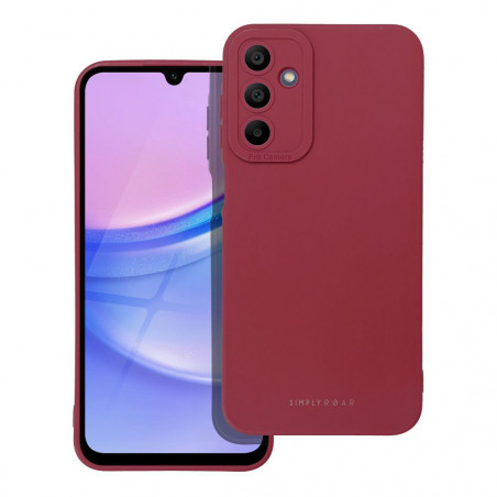 Samsung Galaxy A15 LTE Coque Roar Luna Monochromatique, Élégant, Un accessoire esthétique  Rouge