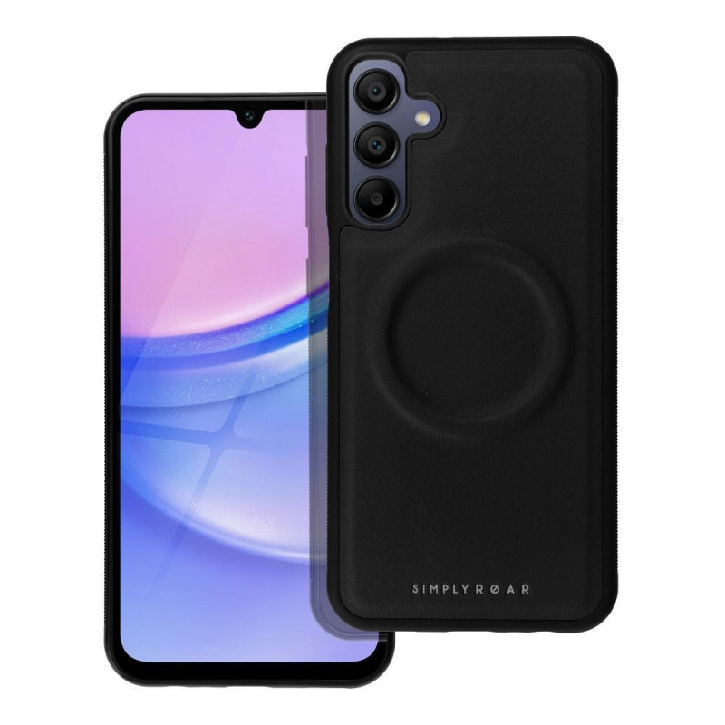 Samsung Galaxy A15 LTE Coque Roar Mag Morning Élégant  MagSAFE  Noir