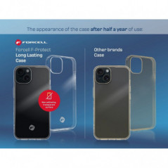 Apple iPhone 13 Pro Coque Forcell F-Protect Long Lasting Transparent