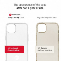 Apple iPhone 13 Pro Max Coque Forcell F-Protect Long Lasting Transparent