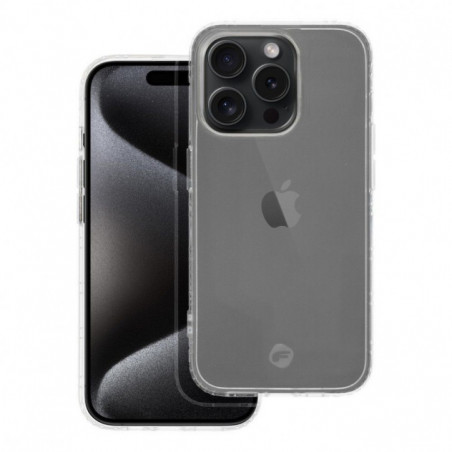 Apple iPhone 15 Pro Coque Forcell F-Protect Long Lasting Transparent