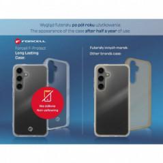 Samsung Galaxy S24 PLUS Coque Forcell F-Protect Long Lasting Transparent