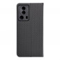 XIAOMI 13 Lite Portefeuilles LUNA Book Carbon Fibre de carbone, Élégant  Noir