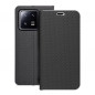 XIAOMI 13 Pro Portefeuilles LUNA Book Carbon Fibre de carbone, Élégant  Noir